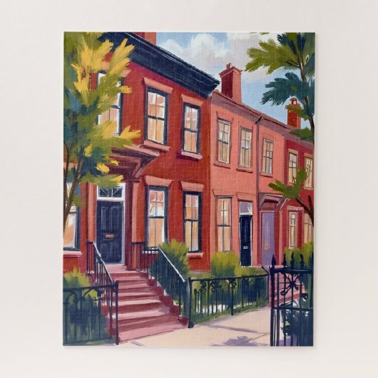 Puzzle rue Beacon Boston Massachusetts (Vertical)