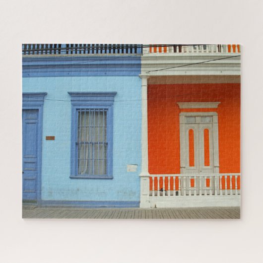 Puzzle Rue Iquique colorée 520-pc (Horizontal)