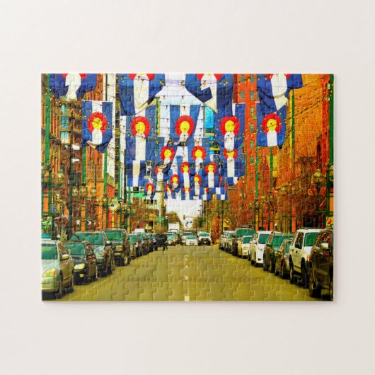 Puzzle Rue Larimer Denver Colorado. (Horizontal)