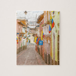 Puzzle Rue Quito Equateur de Ronda de La