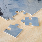 Puzzle Rue Snowy Hiver Soirée (Côté)