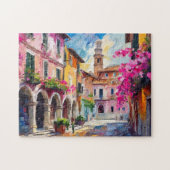 Puzzle Rues d'Italie Art Abstrait moderne (Horizontal)