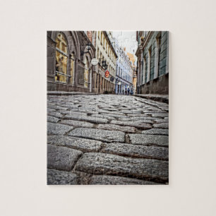 Puzzle Rues pavées d'Europe - 8x10 - 110 pcs