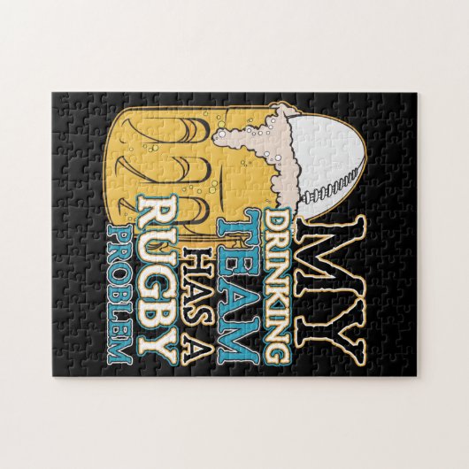 Puzzle Rugby potable d'équipe (Horizontal)