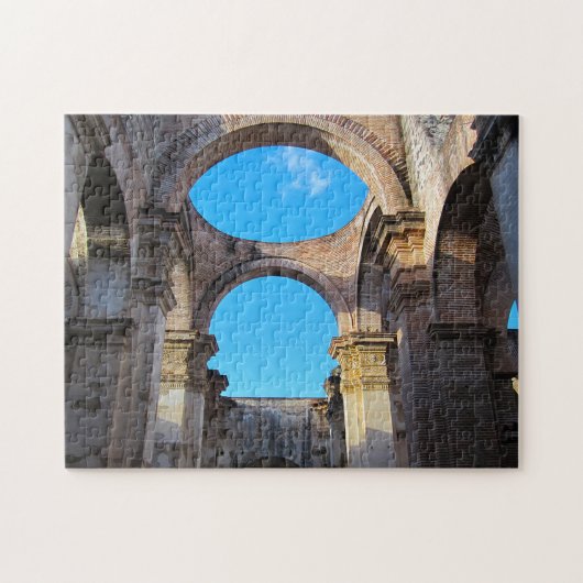 Puzzle Ruines historiques de l'architecture d'Antigua. (Horizontal)