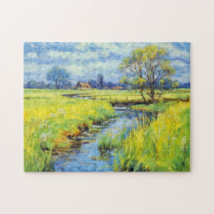 Puzzle Ruisseau d'été dans le paysage Havelland
