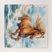 Puzzle Running Horse (Horizontal)