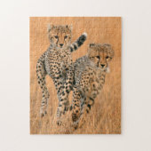Puzzle Running Young Cheetahs (Vertical)