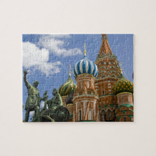Puzzle Russie, Moscou, Carré rouge. St Basil's 3