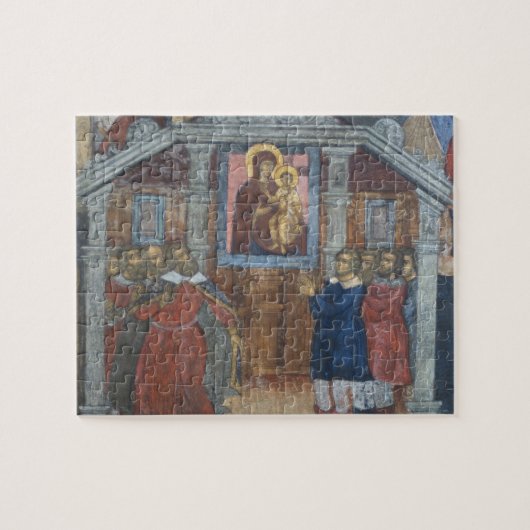 Puzzle Russie, Yaroslavl, fresque dans la cathédrale St. (Horizontal)