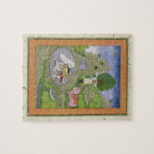 Puzzle Rustam tuant le démon blanc, illustration de (Horizontal)