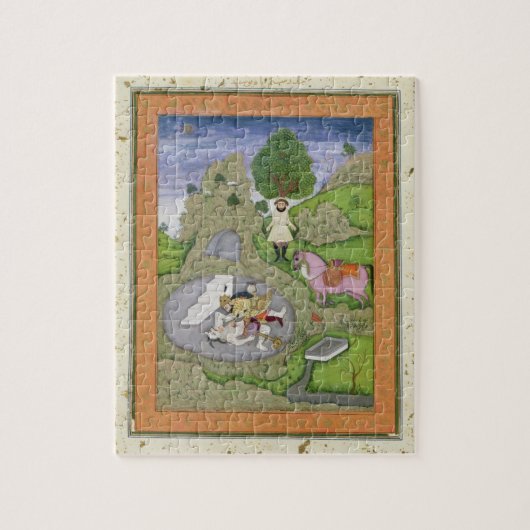 Puzzle Rustam tuant le démon blanc, illustration de (Vertical)