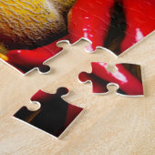 Puzzle Rustic Autumn Harvest Flowers Pumpkin (Côté)