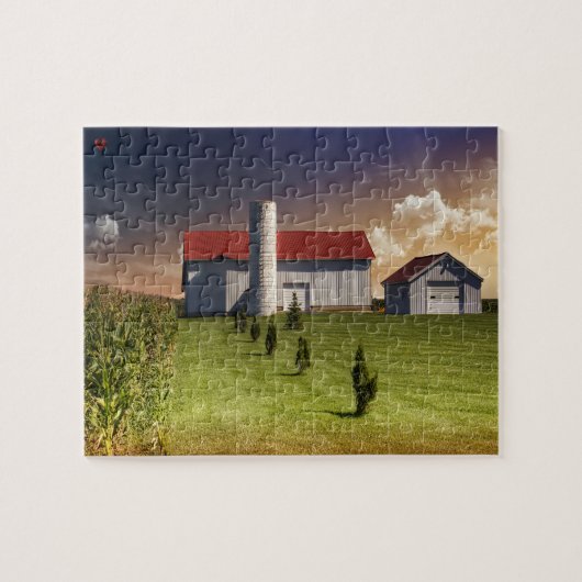 Puzzle Rustic Barn Ohio (Horizontal)