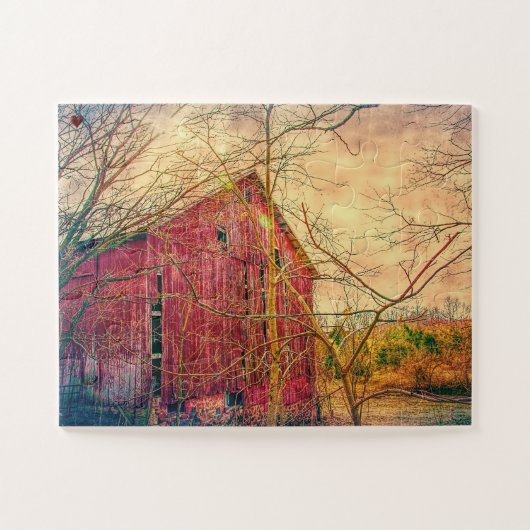 Puzzle Rustic Barn Ohio (Horizontal)