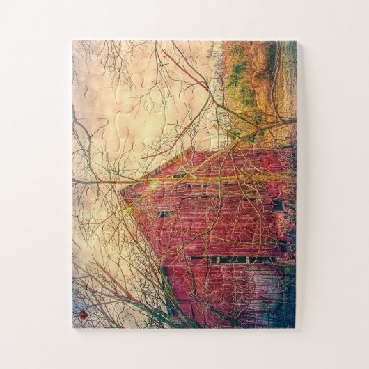 Puzzle Rustic Barn Ohio (Vertical)