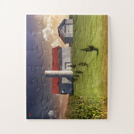 Puzzle Rustic Barn Ohio (Vertical)