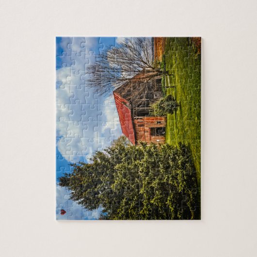 Puzzle Rustic Barn Ohio (Vertical)
