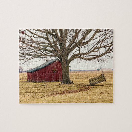 Puzzle Rustic Barn Ohio (Horizontal)