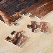 Puzzle Rustic Cowboy Hat Rope Hay Photo (Côté)