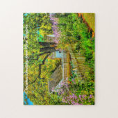 Puzzle Rustic Garden West Virginia.Salutations de Noël (Vertical)