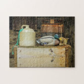 Puzzle Rustic Jug Duck Decoy Photo (Horizontal)