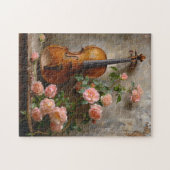 Puzzle Rustic Still Life avec Violon Vintage (Horizontal)