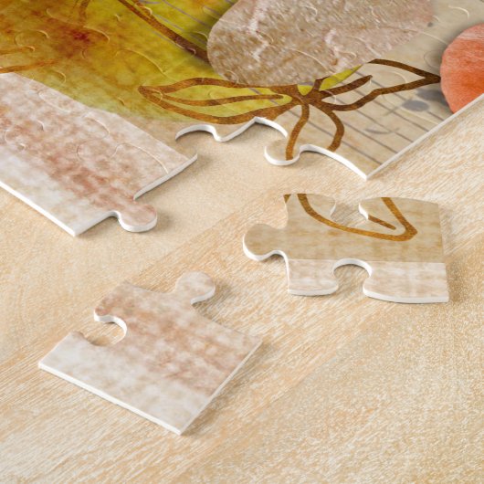 Puzzle Rustique Abide in Me Fruitative Faith Poster (Côté)