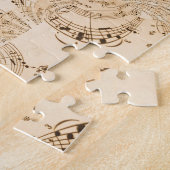 Puzzle Rustique Antique Musical Notes (Côté)