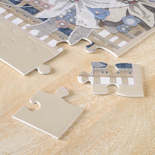 Puzzle Rustique, mariage (Côté)