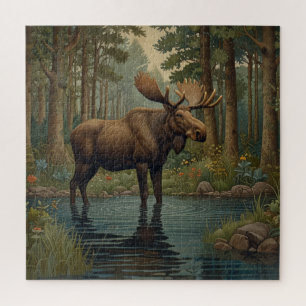 Puzzle Rustique Woodland Serenity orose art