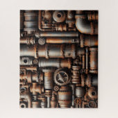 Puzzle Rusty Pipes (Vertical)