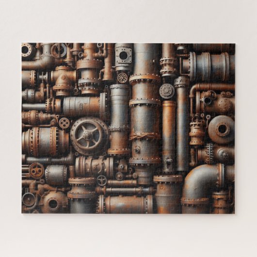 Puzzle Rusty Pipes (Horizontal)