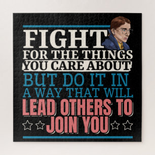 Puzzle Ruth Bader Ginsburg Diriger d'autres à vous rejoin