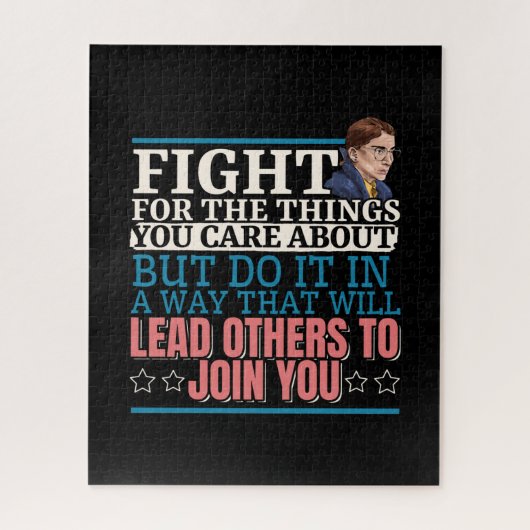 Puzzle Ruth Bader Ginsburg Diriger d'autres à vous rejoin (Vertical)