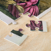 Puzzle Ruth dans le domaine de Boaz, d'une bible imprimée (Côté)