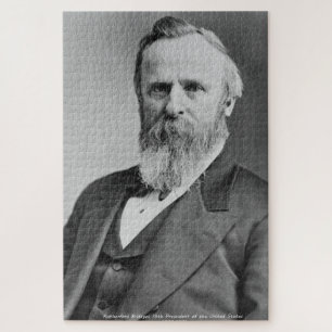 Puzzle Rutherford B. Hayes 19e président de l'Amérique.