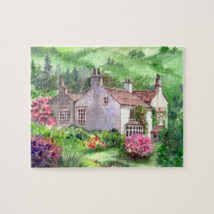 Puzzle Rydal Mount, William Wordsworth Accueil Aquarelle