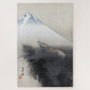 Puzzle Ryu Shoten Mt. Fuji & Dragon by Ogata Gekko