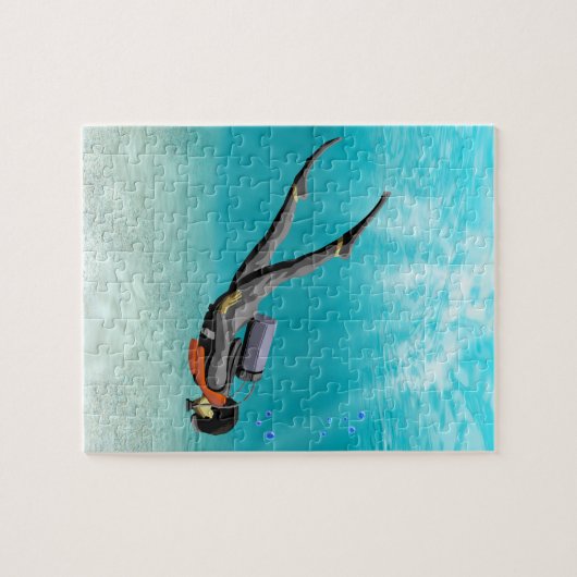 Puzzle S.C.U.B.A. Plongeur (Horizontal)