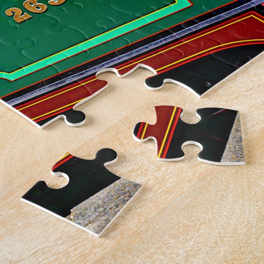 Puzzle S E & Chatham Railway Steam Train - Ajouter le nom (Côté)