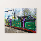Puzzle S E & Chatham Railway Steam Train - Ajouter le nom (Horizontal)