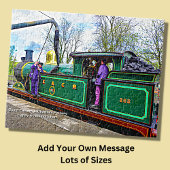 Puzzle S E & Chatham Railway Steam Train - Ajouter le nom