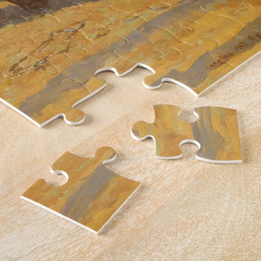 Puzzle Sa première leçon 1903 par Frederic Remington (Côté)