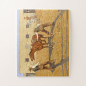 Puzzle Sa première leçon 1903 par Frederic Remington (Vertical)
