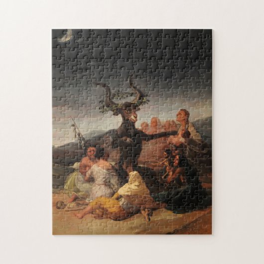 Puzzle Sabbat des sorcières par Francisco de Goya (Vertical)