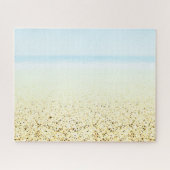 Puzzle Sable et mer Calme Côté (Horizontal)