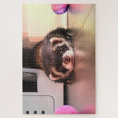 Puzzle Sable Ferret Pouting (Vertical)