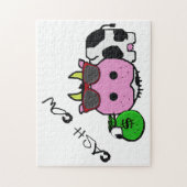 Puzzle Sac de la bande dessinée w/Money de mine d'or de (Vertical)