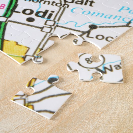 Puzzle Sacramento, la Californie (Côté)